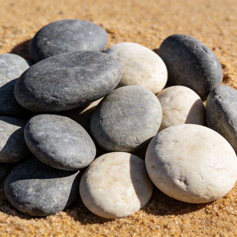 How do pebbles break? Why is a vertical impact crusher used?